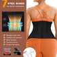 TrainingGirl Waist Trainer for Women Belly Working Out Trimmer Corset Sauna Sweat Belt Band Stomach Wrap Body Shaper Fajas