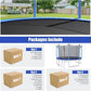 GYMAX Trampoline, 8FT 10FT 12FT 14FT 15FT 16FT Recreational Trampolines w/Safety Enclosure Net & Ladder - ASTM Certificated, Outdoor Trampoline for Kids and Adults