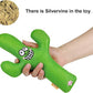 TTcat Catnip Silvervine Matatabi Pillow for Cats & Kittens,Large Cat Cactus Toy Cat Kicker Toy Chew Toy for Indoor Cats.