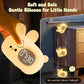Bunny Alarm Clock with Night Light for Kids with Sleep Training and Sound Machine, Rechargeable Silicone Lamp OK to Wake Clock，Cute Animal Tabletop Lamp, Perfect Sleep Companion for Boys Girls