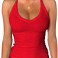 iGENJUN Workout Tops for Women Racerback Basic Tank Summer 2025 Camisole V Neck Slim Fit Ribbed Sleeveless