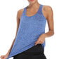 Aeuui Womens Workout Tops for Women Racerback Tank Tops Mesh Yoga Shirts Athletic Running Tank Tops Sleeveless Gym Clothes