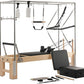 VEVOR Pilates Reformer Machine, Pilates Workout Equipment for Home Gym Studio Use, Pilates Bed with Dual Resistance- Spring & Cord, Reformer Set, Up to 400 LBS