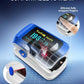 Pulse Oximeter Fingertip Oxygen Monitor Fingertip Pulse Ox Heart Rate and SpO2 Finger Pulse Oximeter for SpO2/Heart Rate/Perfusion Index Blood Oxygen Saturation Monitor with Battery Lanyard (Blue)