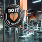 Gym Sign Decor, Home Gym Sign, Workout Room Fitness Room Decor Gym Sign Decoration, Gym Gift for Trainer Exercise Lover, Do It for The Tacos