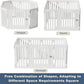 Dog Playpen with Door, DIY Shape Combination Puppy Pen,25.5" H 10-Panel Dog Fence,Non-Slip & Secure Pet Gate, Easy to Assemble