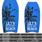 Goplus 41''/37''/33'' Lightweight Body Board for Beach, Surf Board with EPS Core, XPE Deck, HDPE Slick Bottom, Wrist Leash, Bodyboard for Kids Adults Surfing