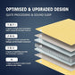yescool Weighted Blanket for Adults (15 lbs, 48" x 72", Yellow) Cooling Heavy Blanket for Sleeping Perfect for 160-180 lbs, Twin Size Breathable Blanket with Premium Glass Bead, Machine Washable