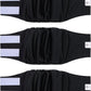 CuteBone Dog Diapers Male Washable Belly Band for Male Dogs Wraps Black 3pcs a Pack DM44L