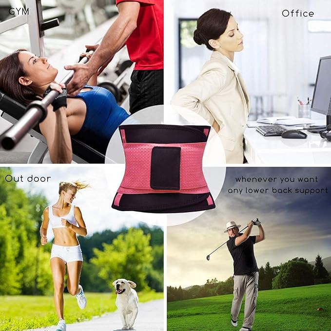 VENUZOR Waist Trainer Belt for Women - Waist Cincher Trimmer - Slimming Body Shaper Belt - Sport Girdle Belt (UP Graded)