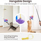 Potaroma Cat Toys Flapping Fish, Interactive Realistic Anglerfish Toy Stuffed with Catnip and Crinkle Paper Hangable Design for Bored Indoor Kittens 5.5 Inches