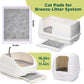 Cat Pads Refills for Tidy Cats Breeze Litter System - Super Absorbent 6-Layer Pads for Odor Control, Activated Carbon - 16.9" x 11.4" - Pack of 40 Litter Box Replacement Pads