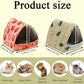 JSPYFITS 2 Pack Guinea Pig Hideout,Small Animal House Guinea Pig Bed Washable Cage Accessories for Small Pet Bunny/Rabbit/Hamster/Chinchilla Guinea Strawberry/Avocado