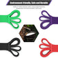 VEICK Resistance Bands for Working Out, Exercise Bands, Workout Bands, Pull Up Assistance Bands, Long Heavy Stretch Bands Set for Men and Women, Power Weight Gym at Home Fitness Equipment
