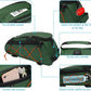 MOSISO Bike Rack Bag with 2 Removable Panniers, Waterproof Bike Trunk Cooler Storage Handbag Insulated Bicycle Rear Seat Pouch, Bicycle Storage Saddle Shoulder Bag Cycling Luggage Pouch, Peacock Green
