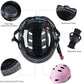 Bike Helmet 3 Sizes for Teenager Kids Youth Adults,Bavilk Skateboard Helmet Adjustable Multi-Sport Bicycle Cycling Scooter Roller Skate Inline Skating Rollerblading for Girls Boys Women Men Teen