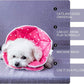Adjustable Dog Cat Cone,Soft Recovery Cat Cone Collar,Dog Protective Collar for Cats and Puppy Surgery,Pink,Small