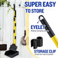 Dog Pooper Scooper,Tray and Spade Set Poop Scooper for Dogs, Adjustable Long Handle Metal Pooper Scooper with Bin for Pet Waste Removal, No Bending Clean Up for Medium and Large Dogs