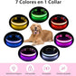 PcEoTllar Light up Dog Collar for Night Walking - LED Dog Collar Light Rechargeable Color Changing, Glow in The Dark Dog Collars Waterproof Glowing Dog Collars for Large Small Medium Dogs