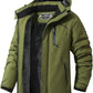 Men's Ski Jacket Warm Winter Snow Coat Waterproof Mountain Windbreaker Snowboarding Jacket Hooded for Hiking Traval