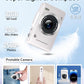 Digital Camera, FHD 1080P Kids Camera Digital with 16x Zoom Anti Shake, 32GB Card, 4K 48MP Portable Compact Point and Shoot Cameras, Vintage Small Camera for Teens Beginner Kids Present