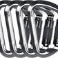 SEPEAK UIAA 30kN Climbing Carabiner Clips, Professional Heavy Duty Twist Locking Carabiners for Climbing,Mountaineering, Rappelling, Camping, Hiking, Swings, Large D Ring Hooks