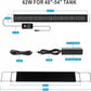 Advanced 7-Row LED Aquarium Light, Easy Setup Controller, Auto On Off Full Spectrum Fish Tank Light, 24/7 Lighting Cycle, 8 Colors, 10 Level Dimming, 62W for 48"-54" Freshwater Planted Tank