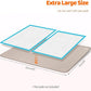 Pee Pads for Dogs, 40" x 28" Extra Large Reusable Dog Silicone Mat for Floor Protector, Washable Non-Slip Dog Training Pads for Potty Training (Khaki)