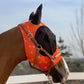 Horse Fly Mask Super Comfort Horse Elasticity Fly Mask with Ears We Only Make Products That Horses Like… (Orange, M)