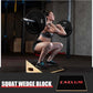 CAELUM Slant Board for Squats, Training Incline Board for Knees Over Toes, Wooden Non-Slip 25 Degree Incline Durable Board for Calf Stretch, Weightlifting, Fitness, 1000 Lbs Weight Capacity