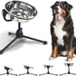 Elevated Dog Bowl with Adjustable Metal Stand,Extra Large Size for Dogs Heavier Than 100 lbs,1.24 Gal 4.7 Liter, Stainless Steel Dog Food Bowl Height Adjustable Non-Slip Raised Dog Bowl Set