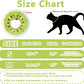 Soft Adjustable Cat Cone Collar, Comfortable Recovery Collar for Cats After Surgery (Kiwifruit, Medium)