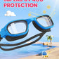 Kids Swim Goggles,Swimming Goggles for Kids 6-14, Anti-Fog UV Protection Pool Glasses for Boys Girls