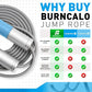 Weighted Jump Rope for Men, Women (1.5LB) - Alloy Steel Handles, Speed Skipping Rope, Gym,Indoor/Outdoor - Fitness, Workout, Boxing - Solid PVC & Cotton Rope