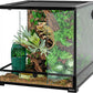 REPTIZOO 60 Gallon Glass Reptile Tank, 24" x 24" x 24" Large Reptile Terrarium Front Opening Terrarium with Double Hinge Door and Top Screen Ventilation, Easy Assembly Enclosure Tank