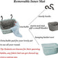 JWShang Rat Hammock for Cage, Chew Proof Hanging Basket Bed with Sturdy Hooks, Pet Cage Accessories, Safe Cozy Small Animal Rodent Hammock for Sugar Glider Mice Snuggling Sleeping