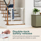 Cumbor 36" Extra Tall Baby Gate for Dogs and Kids with Wide 2-Way Door, 29.7-40.6" Width, and Auto Close Personal Safety for Babies and Pets, Fits Doorways, Stairs, and Entryways
