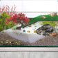 BESTOYARD Fish Tank Decor Artificial Plastic Bonsai Tree, Red Aquarium Ornament for Fish Tanks, 11.81 X 9.05 X 3.93 Inches