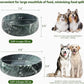 Green Marble Dog Bowl, 6lbs Non-Slip,Non-Tipping Heavy Dogs Food Bowl, Large Dog Dish, Weighted Food and Water Bowls for Large Dogs, Natural Marble, Easy to Clean, Holds 6 Cups