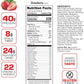 Labrada Lean Body MRP All-In-One Strawberry Meal Replacement Shake, 40g Protein, Whey Blend, 8g Healthy Fats EFA's & Fiber, 22 Vitamins and Minerals , No artificial color, Gluten Free, (20 Packets)