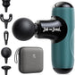 BOB AND BRAD Q2 Mini Massage Gun, Pocket-Sized Deep Tissue Massager Gun, Portable Percussion Muscle Massager Gun, Ultra Small & Quiet Muscle Massage Gun with Carry Case -Green