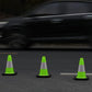 OrangeStar 8 Pack 12" Green Traffic Safety Cones, PVC Parking Construction Cones w/Reflective Collar, Heavy Duty Base for Driving Practice, Parking Lots and Roadwork