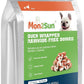 MON2SUN 2.5" Rawhide Free Dog Treats with Mixed Vegetables, Duck Wrapped Mini Knot Bones for Small Dogs, Healthy Snacks for Balanced Nutrition, 21.2oz