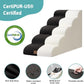 Dog Stairs for High Bed 22.6" H, Small Dog Step for Puppy, Older or Cat, Curved Ramp for Car, Ladder with High Density Foam, Lightweight, Durable, 15.7x33x22.6 inch, 5 Step, Black