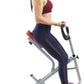 Marcy Squat Rider Machine for Glutes and Quads Workout XJ-6334, Silver & Black