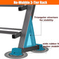 3 Tier Dumbbell Rack, 1200LBS Capacity Weight Rack for Home Gym Dumbbells & Kettlebell, Heavy-Duty Multilevel Free Weight Holder Storage Organizer, Dumbell Rack Stand Only