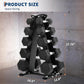 Hex Dumbbells Set, PVC Coated Exercises & Fitness Dumbbell Weights Set for Strength Training Home Gym