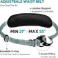 Hands Free Dog Leash with Pouch, Double Leash for Two Dogs, Retractable Bungee with Double Padded Handles, Dog Waist Leash for Dog Walking, Running Leash for Dogs, Dog Walking Accessories