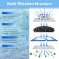 4 Packs Small Aquarium Filter Cartridges Replacement Filter Pad Compatible with QuietFlow E Internal Power Filter 10 and 1/2.5/5 Gallon Minibow Aquarium Filters