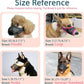 LUCKYPAW Dog Muzzle, Mesh Muzzle for Large Medium Small Dogs, Soft Mouth Guard for Biting Chewing, Breathable Mouth Guard with Adjustable Strap for Training(Brown, L(Snout:9.75"-11"))
